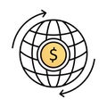 Agreement fill inside vector icon which can easily modify or edit