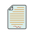 Agreement Icon. Royalty Free Stock Photo