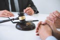 Agreement prepared by lawyer signing decree of divorce dissolut