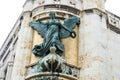 Agricolture sculpture on the Palazzo civico corner, Cagliari, Sa