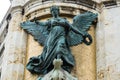 Agricolture sculpture on the Palazzo civico corner, Cagliari, Sa Royalty Free Stock Photo