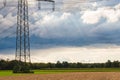 Power Transmission Line at the Countryside