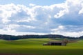 Agricultural breathtaking landscape