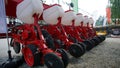 Agricultural cultivator for the processing of land. Harrow, agronomy. Royalty Free Stock Photo