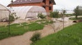 Agricultural disaster, field of flooded