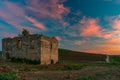 Agricultural farmhouse ruins, Italy Royalty Free Stock Photo