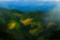 Agricultural field on the mountain