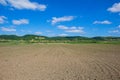 Agricultural Field In North Burgenland Near Donnerskirchen At Lake Neusiedl Bike Way Royalty Free Stock Photo