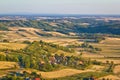 Agricultural green landscape od Prigorje region