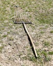 agricultural hand tools, straw for throwing straw, matal pitchfork, farm and pitchfork