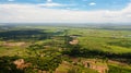 Agricultural land and tropical landscape. Sri Lanka. Royalty Free Stock Photo