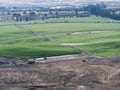 Agricultural Landscape, Crop Spraying, Napa Valley, California