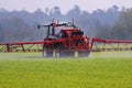 Agricultural Machine spraying crops Royalty Free Stock Photo