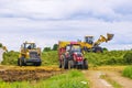 Agricultural machinery for harvesting silage