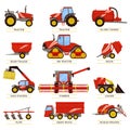 Agricultural Machinery to Collect Harvest Set