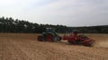 Agricultural machinery - tractors, seeders, sprayers and cultivators work in the field