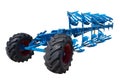 Agricultural plow. Agriculture Equipment. Trailers for agricultural machinery. Royalty Free Stock Photo