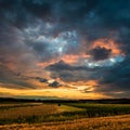 Agricultural Sunset