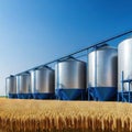 Agricultural tanks for storage and drying of