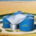 Agricultural tanks for storage and drying of