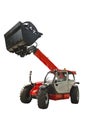 Agricultural telescopic handler intended for agricultural loading and unloading