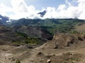 Agricultural Valley in Desertlike Himalayan Scenery Royalty Free Stock Photo