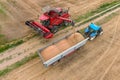 Agriculture aerial view Royalty Free Stock Photo