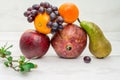 Fruit on white background Royalty Free Stock Photo