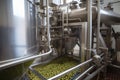 tanks machinery olive oil factory food industrial industry liquid production. Generative AI.