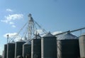 Agriculture Bins Royalty Free Stock Photo