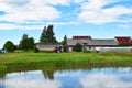 Agriculture and countryside landscape. Royalty Free Stock Photo