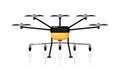 Agriculture drone. Isolated light aircraft