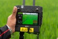 Agriculture drone part, new technology for agriculture to monitor and control the use of pesticides properly