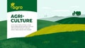 Agriculture or farming company design template