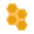 Agriculture and farming hive honey flat icon style