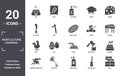 agriculture.farming icon set. include creative elements as poo, cheese, pickup, hose, watering, hen filled icons can be used for