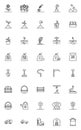 Agriculture and Farming line icons set