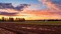 agriculture farmland landscape panoramic