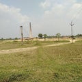 Agriculture field and bricks production unit with high rate in madhubani India