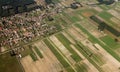 Agriculture fields seen from above
