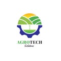 Agriculture gear logo design