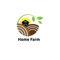 Agriculture home farm logo vector icon, element, and template for company