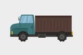 Agriculture industrial farm equipment machinery truck and trailer transport of hay rural machinery corn car harvesting