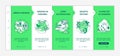 Agriculture innovation onboarding vector template