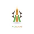 Agriculture Logo Template Design. Royalty Free Stock Photo