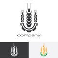 Agriculture Logo Template Design. Icon or Symbol. farm, agro company, farming. Vector flat design