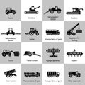 Agriculture Machinery Equipments Royalty Free Stock Photo