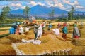 Agriculture painting person