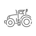 Agriculture plants icon. Irrigation technology. Smart village farming. Icon for web. Vector line illustration. Global farming.