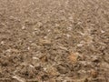 Agriculture plowed field tillage